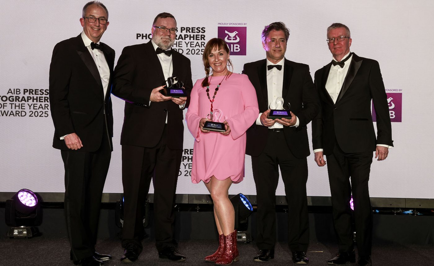 CROMBIE WINS AIB PRESS PHOTOGRAPHER OF THE YEAR AWARD FOR THIRD TIME
